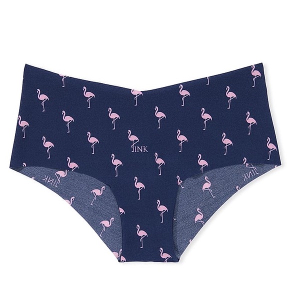 •PINK•NWT/NIB 2-PAIR OF VSP LILAC & MIDNIGHT NO-SHOW CHEEKY PANTY SIZE XS - Picture 3 of 11